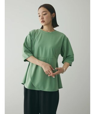 Green Parks armonia. ペプラム切替トップス Green