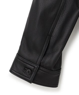 JOSEPH HOMME ライトゴートシュリンクレザー　ジャケット ブラック系