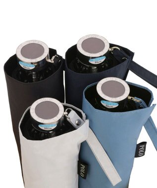 MOONBAT 【大きめ】POLO RALPH LAUREN 晴雨兼用日傘 折りたたみ傘 PP／遮光 遮熱 UV ブルー