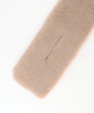 ANY SIS フェイクファー ティペット ベージュ