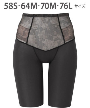 WACOAL ガードル 【肌リフト】 ムレにくい 下半身のたるみをリフトアップ ロング丈 一枚ばき可能 Qサイズまで対応 大きいサイズ レディース GRC472 /ワコール