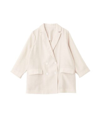 YECCA VECCA シアーテーラードジャケット Ivory