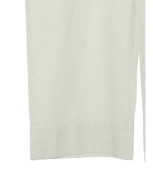 Green Parks インド 綿麻フロントタックパンツ Natural