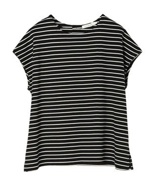 AMERICAN HOLIC バックボタンフレンチスリーブプルオーバー Border