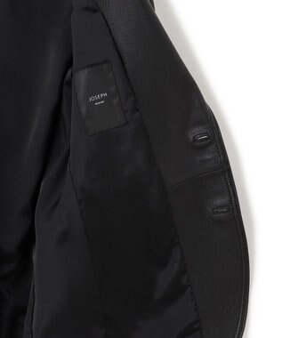 JOSEPH HOMME ライトゴートシュリンクレザー　ジャケット ブラック系