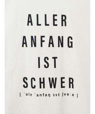 Green Parks インド綿 BIGサイズブロックロゴ半袖プルオーバー Off White