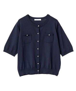 Green Parks コンパクトポケットカーディガン Dark Navy