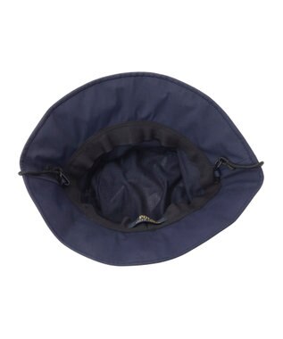 MOONBAT 【WEB限定/遮光/撥水】POLO RALPH LAUREN 晴雨兼用 バケットハット ／つば遮光生地 レインハット あご紐 ネイビーブルー