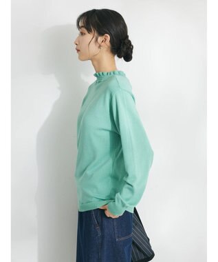 CRAFT STANDARD BOUTIQUE エリシャーリングニットプルオーバー Green