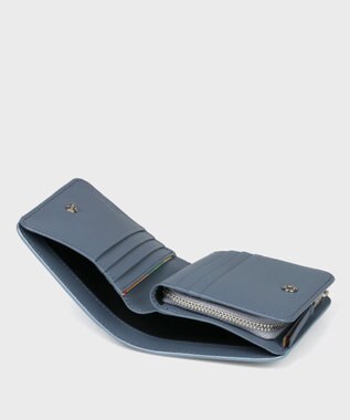 Paul Smith スワールプラー 2つ折り財布 ライトブルー