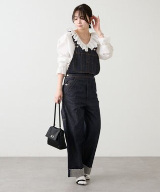 russet クラウズナイロンフラップミニトートバッグ(CE-1689) Black