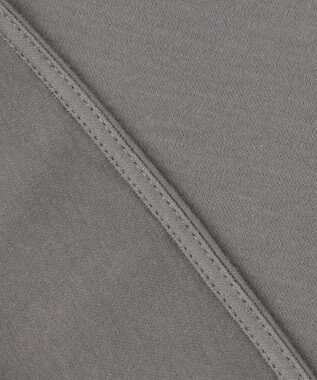 自由区 【洗える】ブラウスライクジャージー カットソー ライトスチール