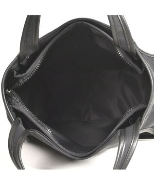 Y'SACCS ヒートエンボス ポルカドットトート Sサイズ ブラック