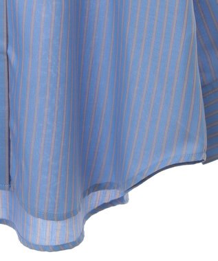 Green Parks ストライプライトシャツ Blue