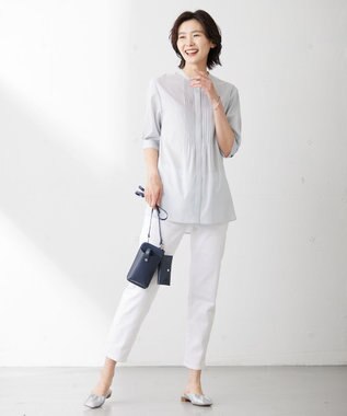 J.PRESS LADIES 【セットアイテム】 エコバッグ付き スマホ ポシェット ネイビー系