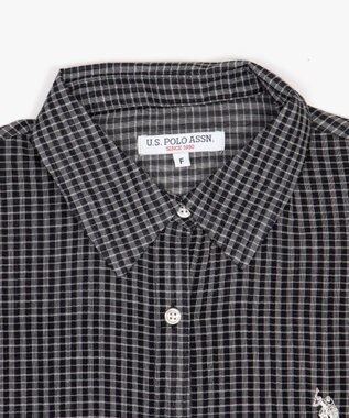 WEGO U.S. POLO ASSN.別注 フレンチスリーブシャツ ブラック