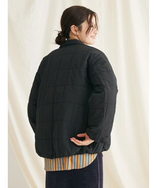 CRAFT STANDARD BOUTIQUE 蓄熱 スクエアキルトブルゾン Black