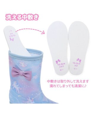 Mother garden マザーガーデン キッズ用 レインブーツ ユニコーン 《ミルキーウェイ柄》 ミルキーウェイ