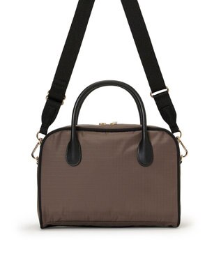 LeSportsac SQUARE TH CROSSBODY/アップタウンダークチョコ/ブラック アップタウンダークチョコ/ブラック