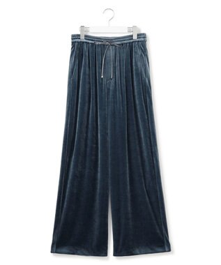 23区 【GOLD LABEL】プレミアムベロア ドロスト ワイドパンツ