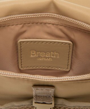 TOPKAPI 【Breath TOPKAPI】ナイロン ロゴテープ 2way ショルダー バッグ ベージュ