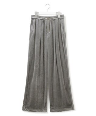 23区 【GOLD LABEL】プレミアムベロア ドロスト ワイドパンツ ライトグレー系