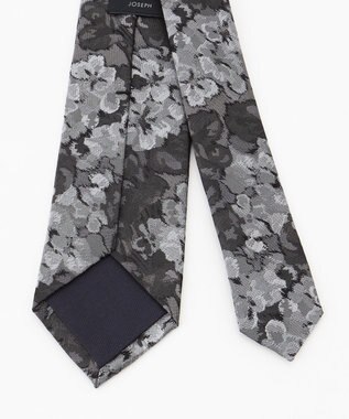 JOSEPH HOMME ペインティングフラワー　ネクタイ グレー系7
