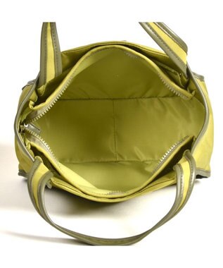 Y'SACCS ヒートエンボス ポルカドットトート Sサイズ グリーン