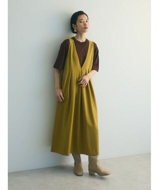 Green Parks armonia.前後２ｗａｙポンチジャンスカ Mustard