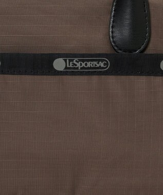 LeSportsac SQUARE TH CROSSBODY/アップタウンダークチョコ/ブラック アップタウンダークチョコ/ブラック