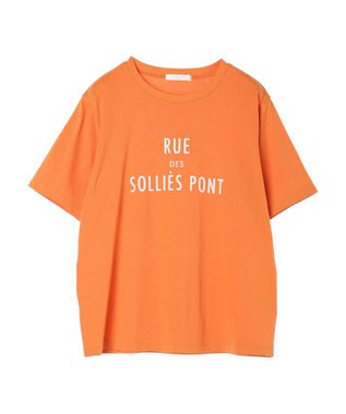 Green Parks フレンチロゴレギュラーＴシャツ Orange