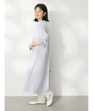 CRAFT STANDARD BOUTIQUE 【洗える】ニットベスト+シャツワンピース-SET Black