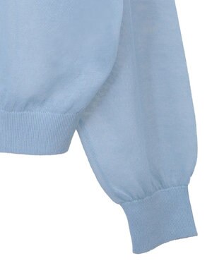 AMERICAN HOLIC シアークルーネックニットカーディガン Light Blue