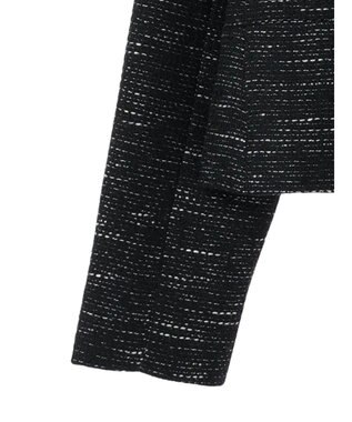 Green Parks ｅｆ－ｄｅ　ツィード調ノーカラージャケット Navy