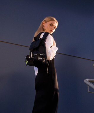 LeSportsac MSGM VOYAGER BACKPACK/ボヤージャーブラックジャカード ヴォヤージャーブラックジャカード