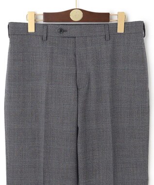 J.PRESS MEN 【PEPPIN MERINO COMFORT】 ブロックチェック スラックス グレー系3