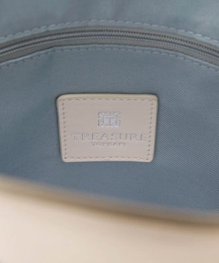 TOPKAPI 【TREASURE TOPKAPI】ベルトデザイン レザー フラット トートバッグ A4対応 ホワイト