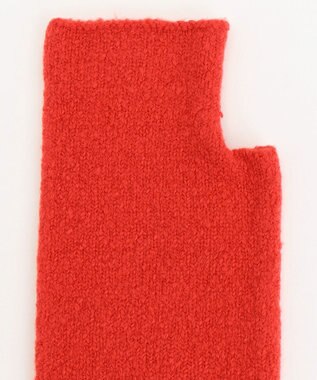 BEIGE， 【洗える】BERTAINA /  コットンアームウォーマー Red Orange