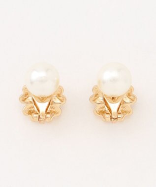 組曲 【先行予約・2WAY・Flower Collection】フラワー×パールライク イヤリング ゴールド系