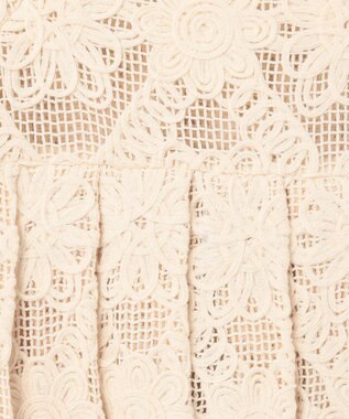 GRACE CONTINENTAL バックタックレースシャツ キナリ