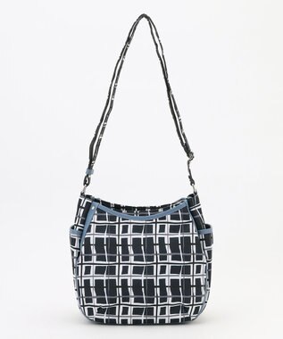 Y'SACCS ドローイングチェックショルダーバッグ