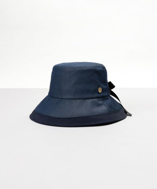 AURORA 【 LANVIN COLLECTION（ランバン コレクション） 】グログランリボンキャペリンハット