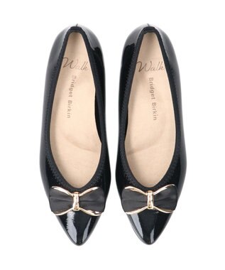 Bridget Birkin 【Bridget Birkin walk】リボンモチーフウォーキングパンプス ブラックエナメル