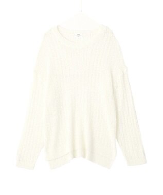 YECCA VECCA ルーズニットプルオーバー Ivory
