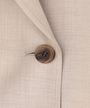 23区 【先行予約】リネンライクグロッシー ハーフスリーブ ダブル ジャケット ベージュ系