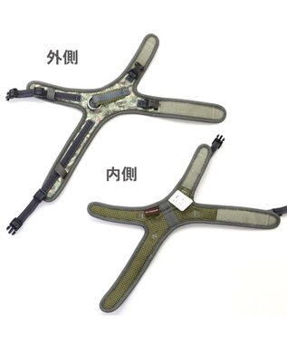 PET PARADISE ペットパラダイス やさしい ハーネス 迷彩 ３Ｓ 〔小型犬〕 カーキ