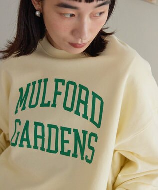 AMERICAN HOLIC カレッジロゴ裏毛プルオーバー Light Yellow