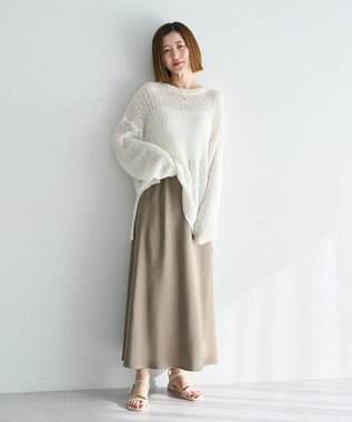 YECCA VECCA ルーズニットプルオーバー Ivory