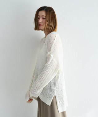 YECCA VECCA ルーズニットプルオーバー Ivory