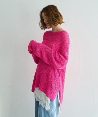 YECCA VECCA ルーズニットプルオーバー Pink